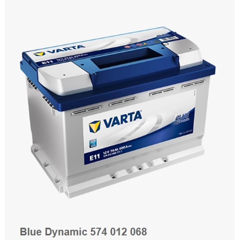 VARTA 12V 74AH E11 NORMAL AKÜ