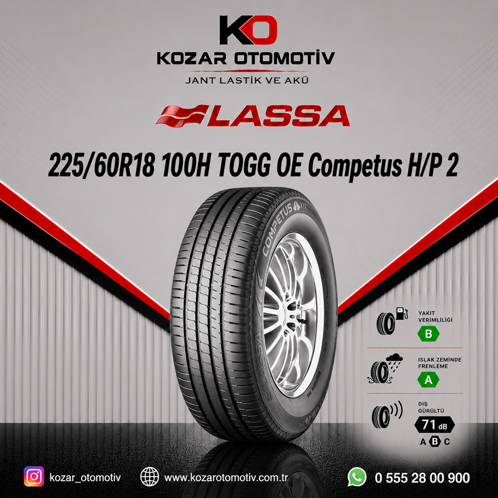 Lassa 2256018 100H TOGG OE Competus H/P 2 DOT:2026
