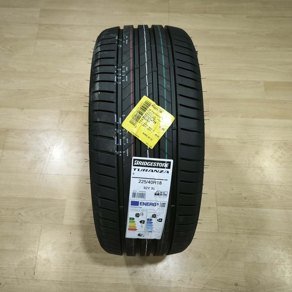 Bridgestone 2254018 92Y XL Turanza 6 DOT:2026