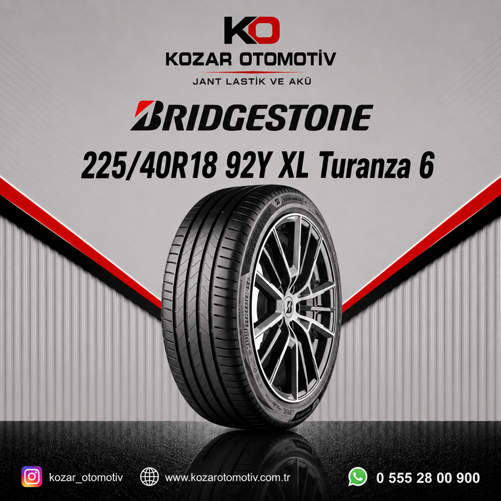 Bridgestone 2254018 92Y XL Turanza 6 DOT:2026