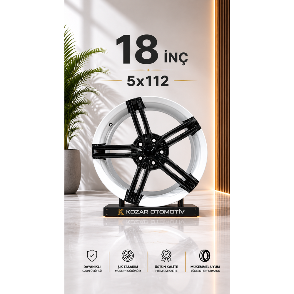 185X112 RC-1186 04 8*18 ET40 73,1 BLACK/WHİTE
