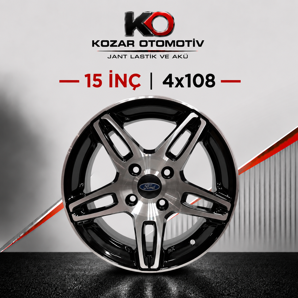 154X108 15281 6*15 ET35 63,4 GLOSS BLACK DIAMOND