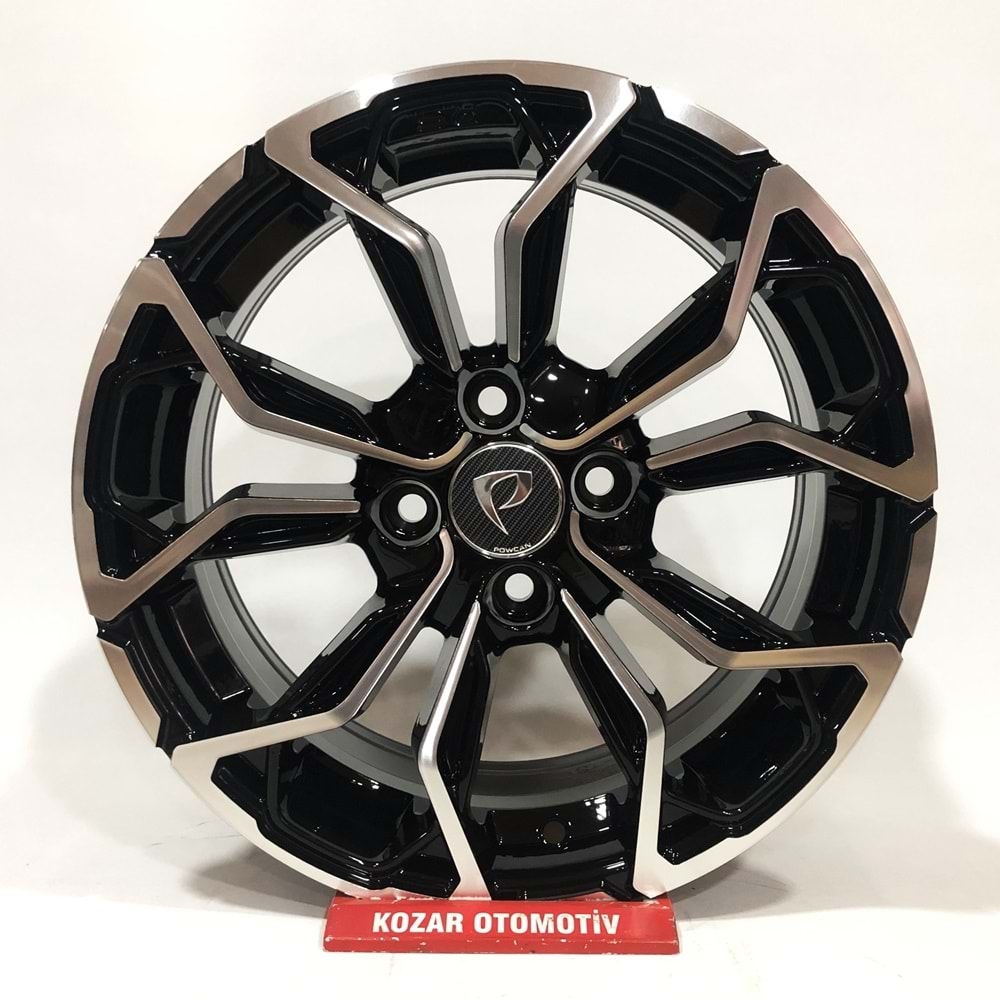 154X100 Powcan BK-1058 6.5*15 ET35 60.1 BLACK