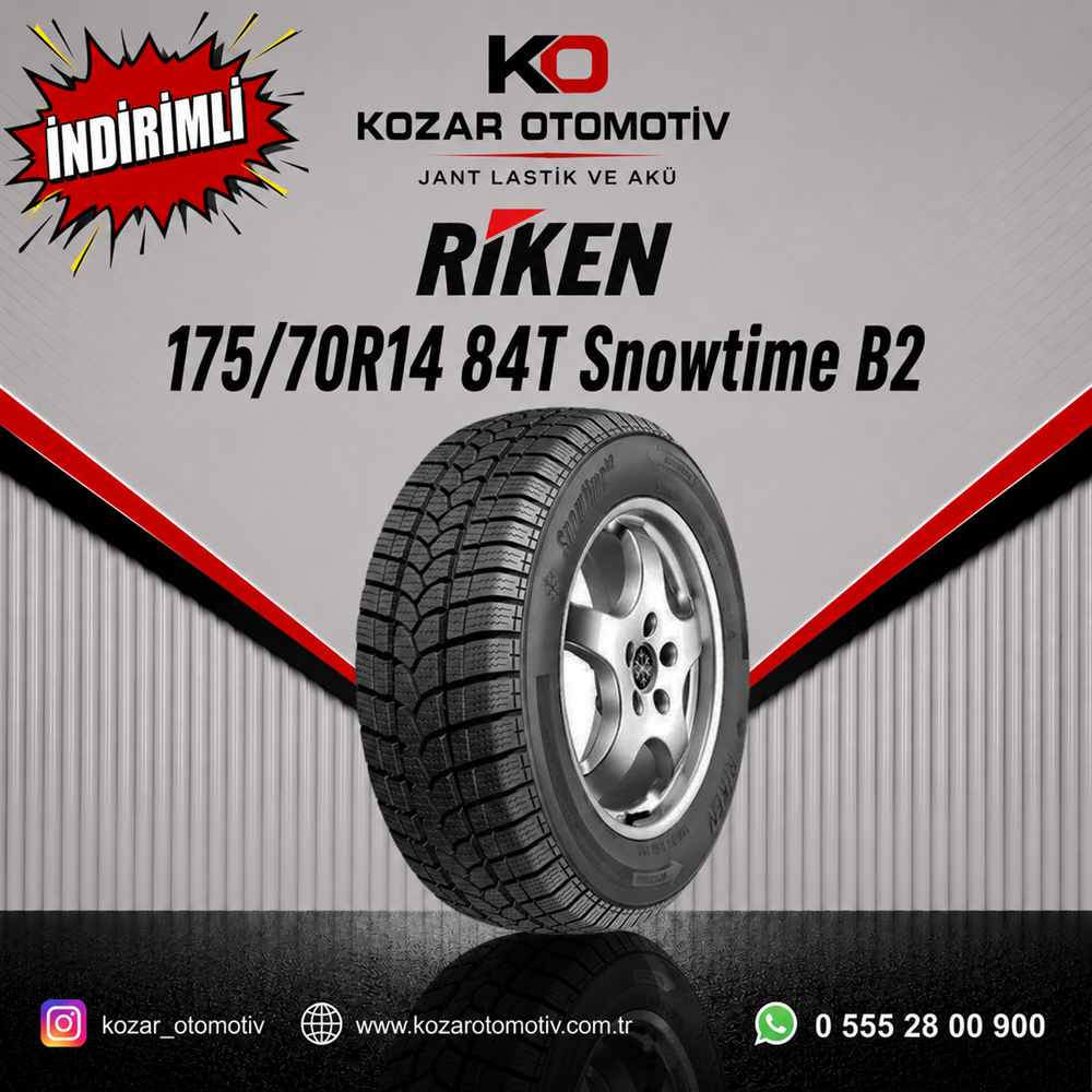 Riken 1757014 84T Snowtime B2 M+S DOT:2023
