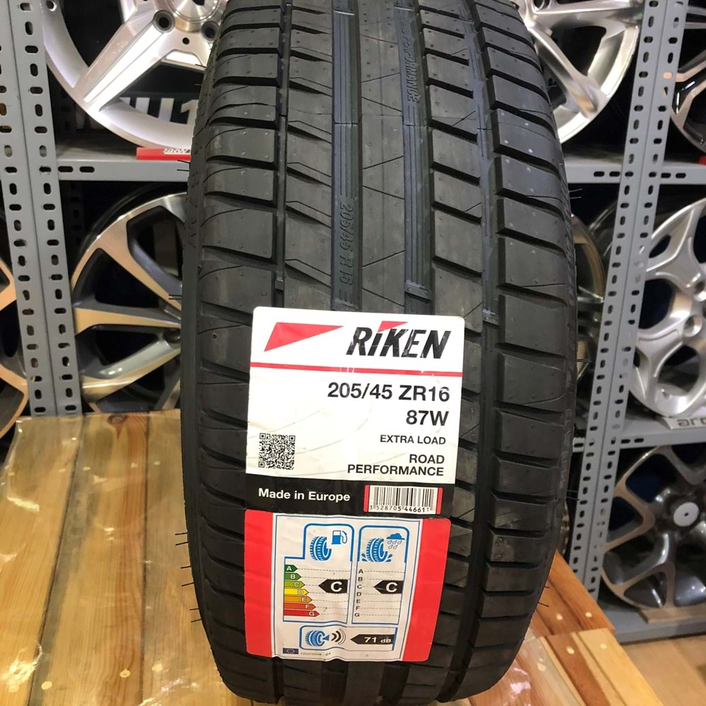 Riken 2054516 87W XL Road Performance DOT/2024 (3070)