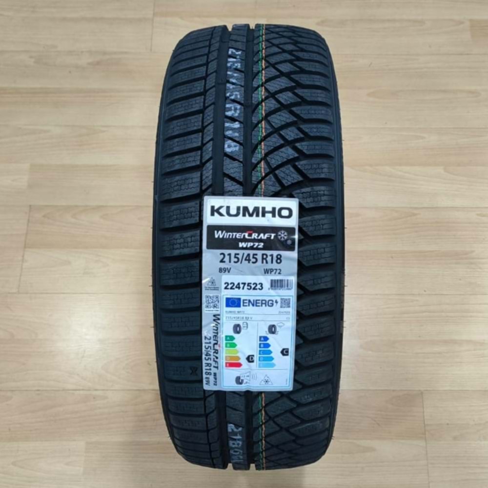 Kumho 2154518 89V WinterCraft WP72 DOT:2024