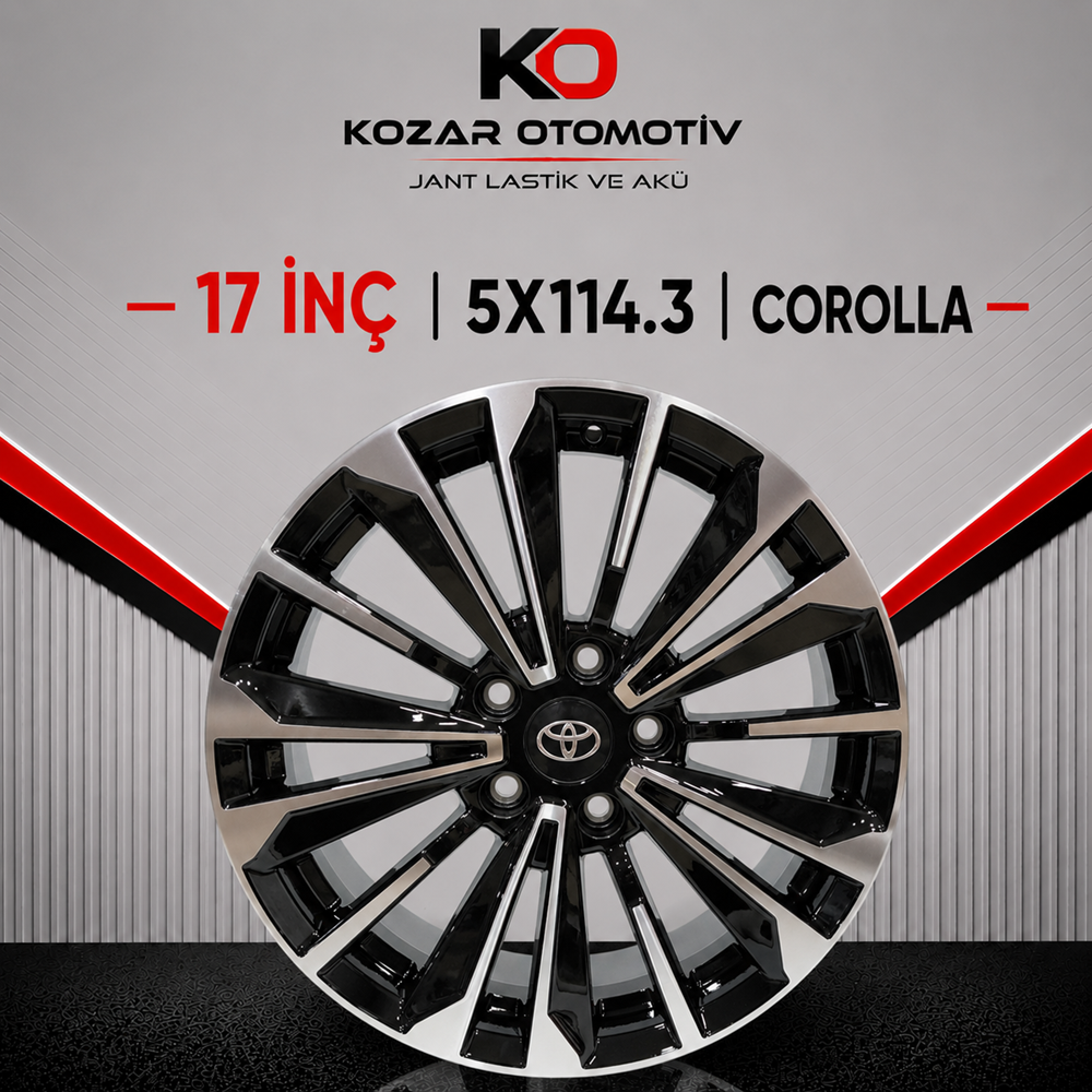 175X114 EMR-1019 7,5*17 ET40 60,1 DEEP BLACK DİAMOND GLOSS