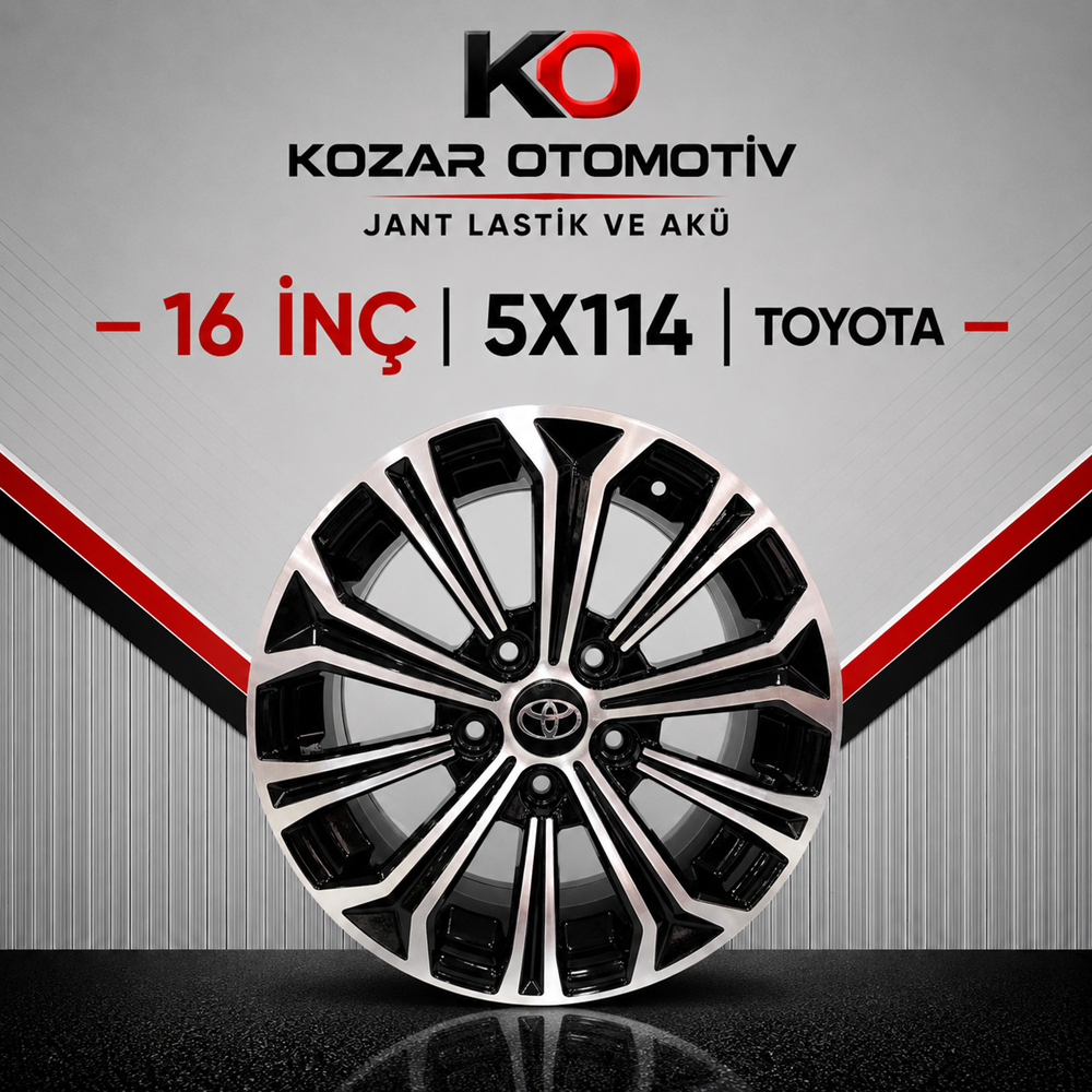 165X114 DY-606 7*16 ET40 60,1 BLACK MACHINED XL