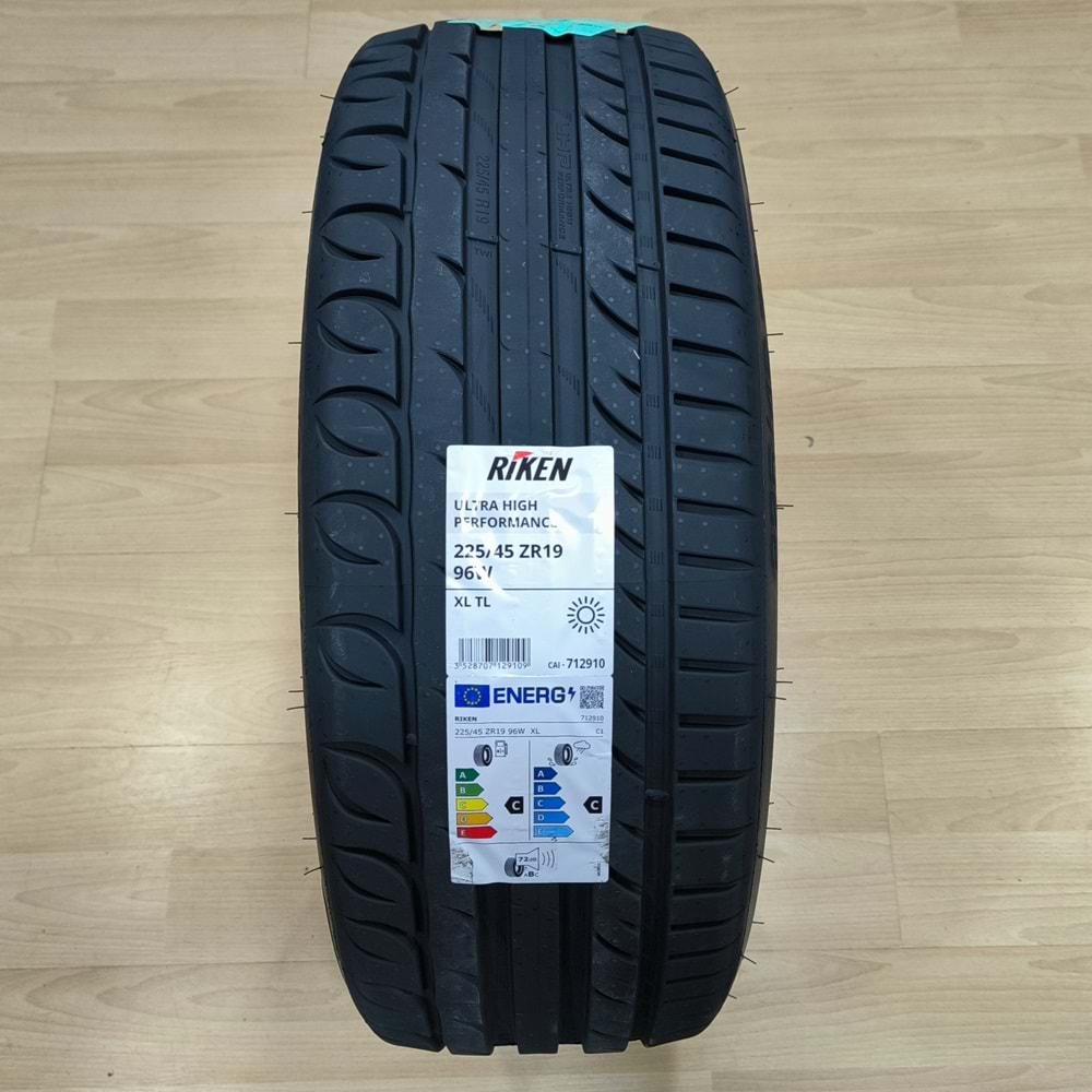 Riken 2254519 96W XL Ultra High Performance DOT:2025