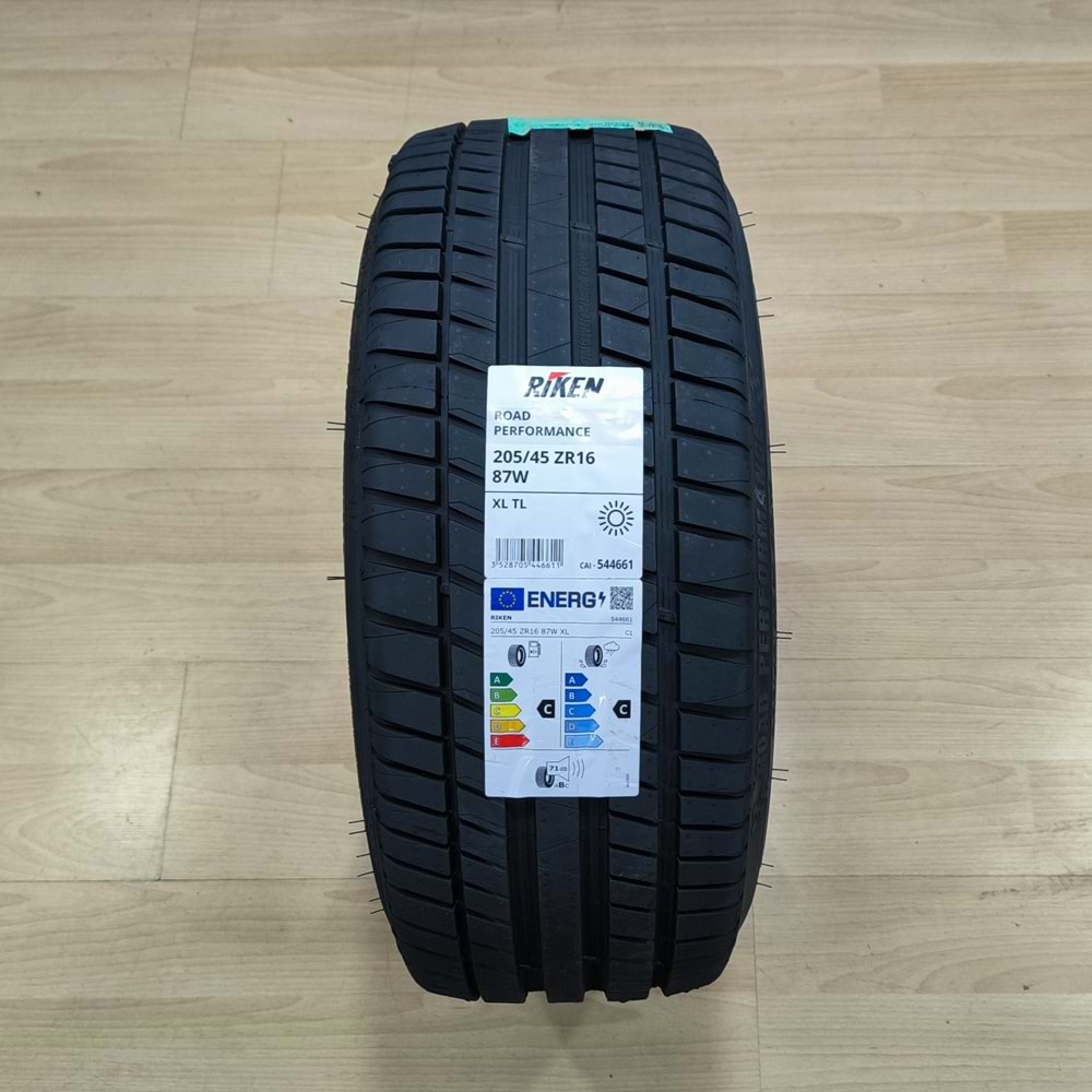 Riken 2054516 87W XL Road Performance DOT:2025