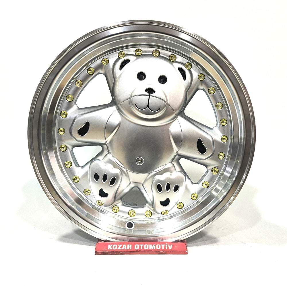 154X100 R1W-L1770-1 8*15 ET25 73,1 MACHINED LIP SILVER