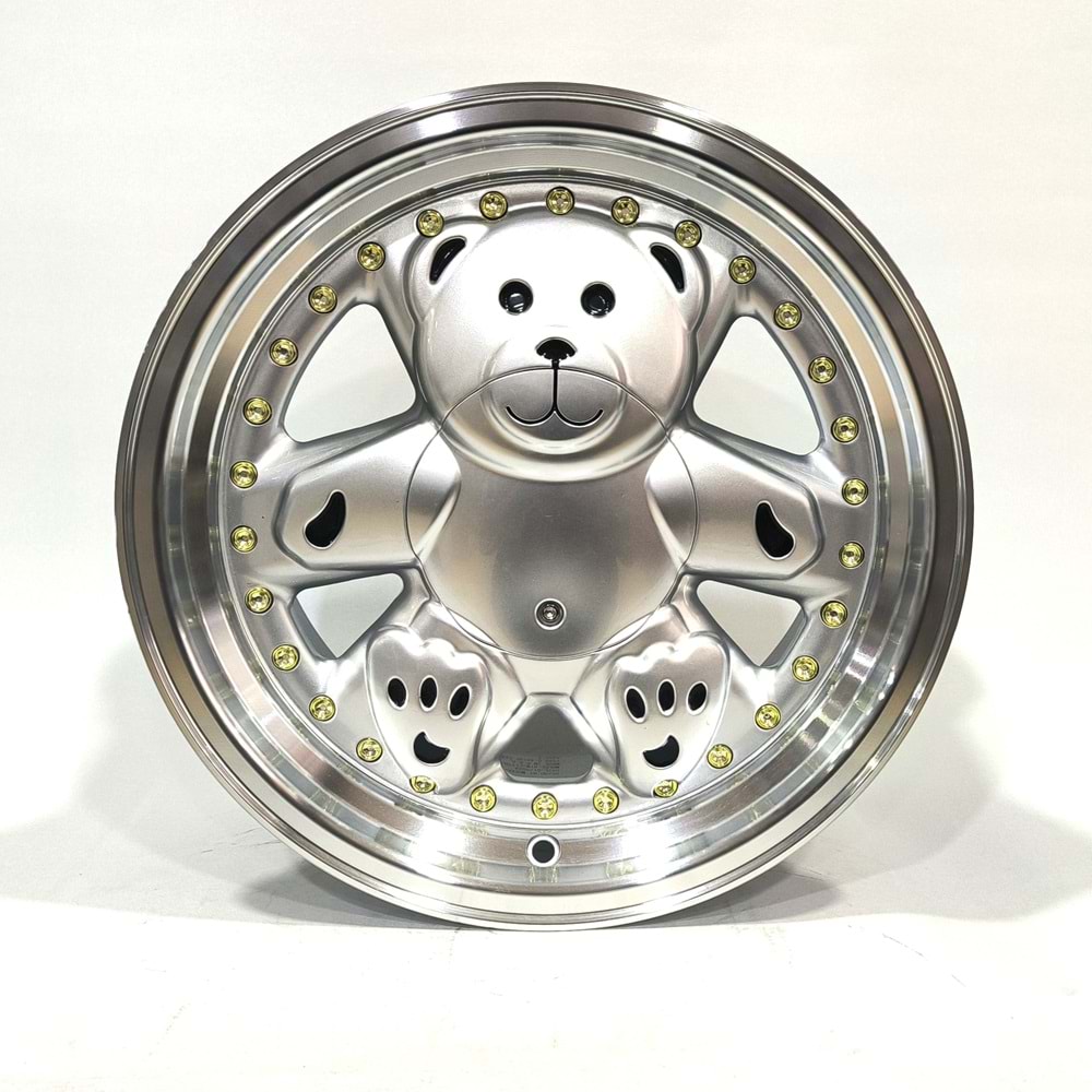 154X100 R1W-L1770-1 8*15 ET25 73,1 MACHINED LIP SILVER
