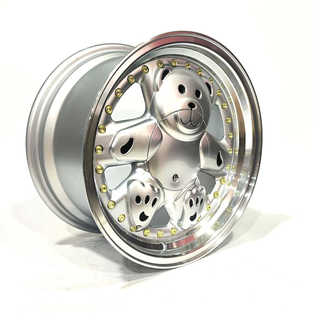 154X100 R1W-L1770-1 8*15 ET25 73,1 MACHINED LIP SILVER