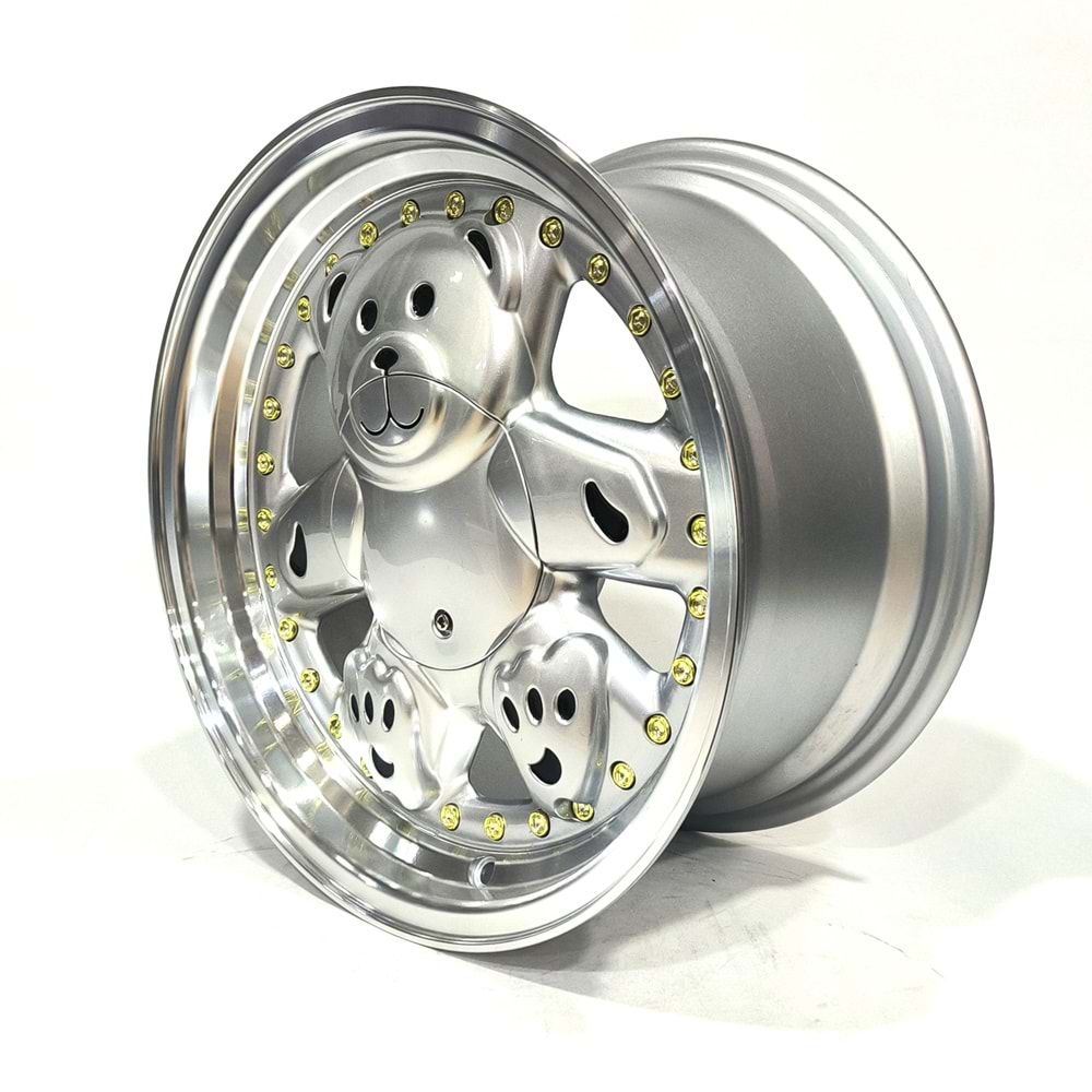 154X100 R1W-L1770-1 8*15 ET25 73,1 MACHINED LIP SILVER