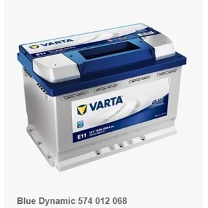 VARTA 12V 74AH E11 NORMAL AKÜ