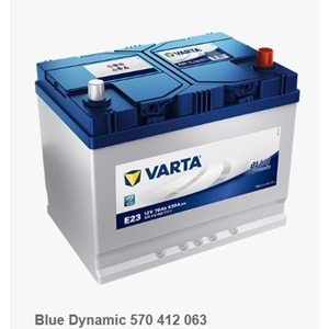VARTA 12V 70AH E23 DÜZ KUTUP AKÜ