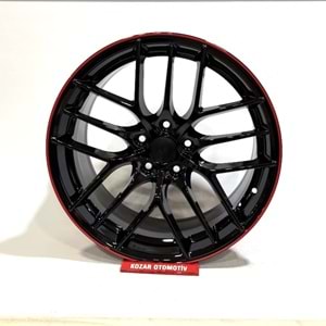 185X112 18121 8*18 ET35 73,1 BLACK+LIP RED LİP DIAMOND