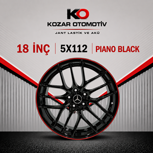 185X112 18121 8*18 ET35 73,1 BLACK+LIP RED LİP DIAMOND
