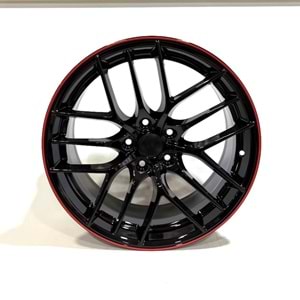 185X112 18121 8*18 ET35 73,1 BLACK+LIP RED LİP DIAMOND