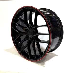 185X112 18121 8*18 ET35 73,1 BLACK+LIP RED LİP DIAMOND