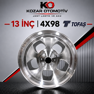 134X98 EXP-E2301 6,5*13 ET-10 60,1 BLACK MACHINED+MILLING (KMP1)