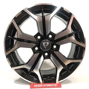 165X114 BK-5846 6*5*16 ET38 66.1 BLACK MACHINED XL