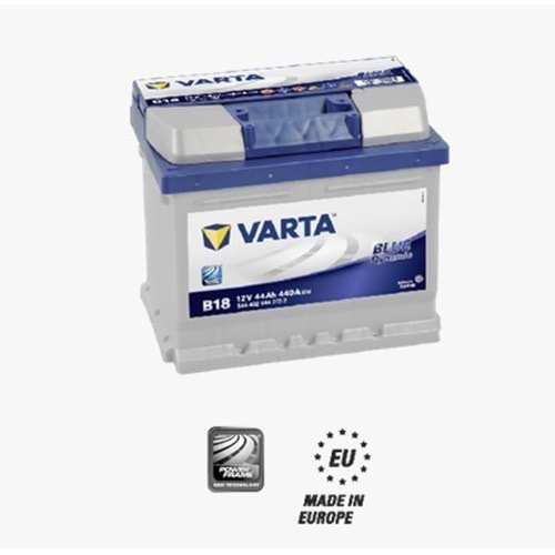 VARTA 12V 44AH B18 KARE NORMAL AKÜ