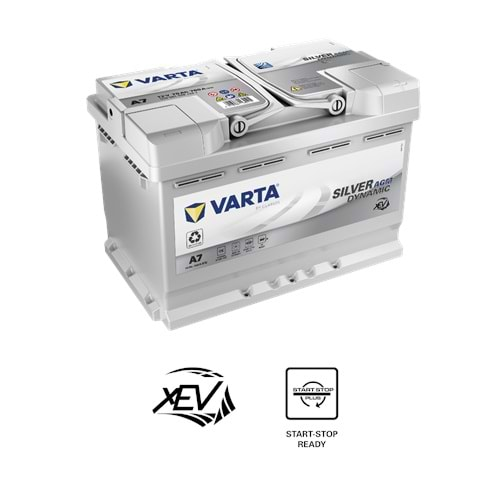 VARTA 12V 70AH 760EN A7-E39 AGM START STOP AKÜ