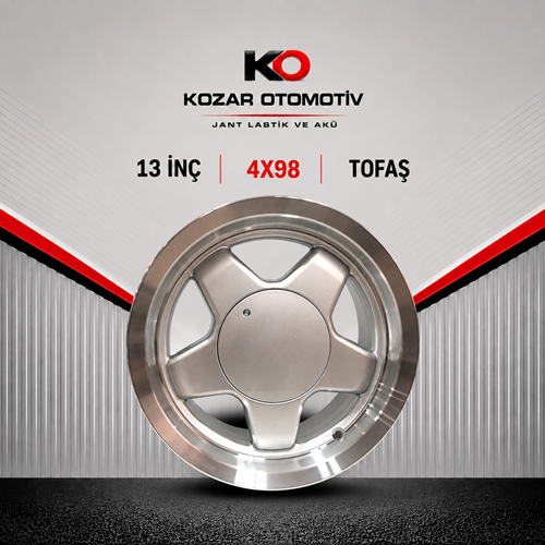 134X98 SLK-1617 6*13 ET13 58,6 SİLVER (CMS40)