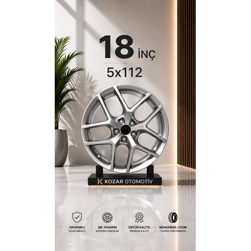185X112 BORBET-E061 8*18 ET37 66,6 CRİSTAL SİLVER