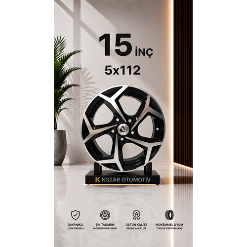155x112 Powcan BK-5340 6*15 ET35 57.1 BLACK MAC XL