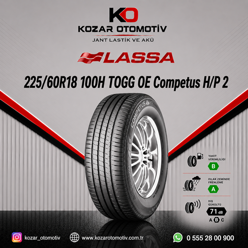 Lassa 2256018 100H TOGG OE Competus H/P 2 DOT:2026