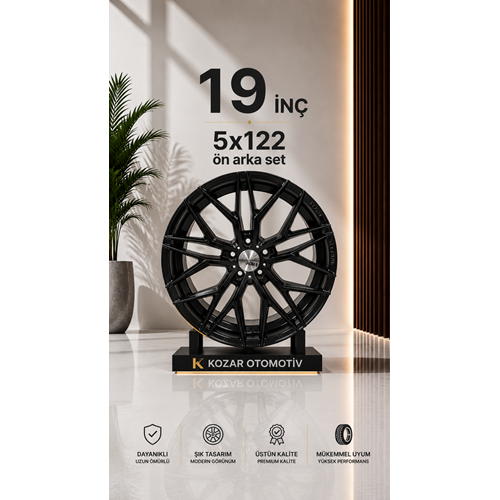 195x112 SLK-8050 8,5-9,5*19 ET40 73,1 MAT BLACK (KMP1)