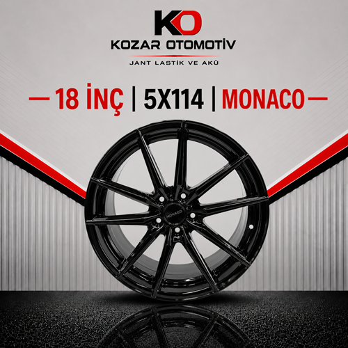 185X114 ARC-18190-25 8,0*18 ET33 73,1 GLOSSY BLACK MONACO (KMP1)