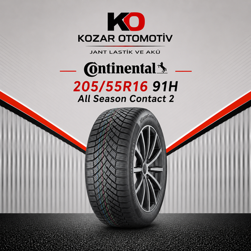 Continental 2055516 91H All Season Contact 2