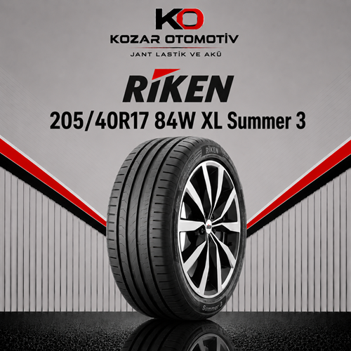 Riken 2054017 84W XL Summer 3 DOT:2026