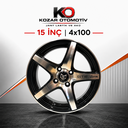 154X100 TORK-3208 6,5*15 ET35 73,1 BLACK MACHINED