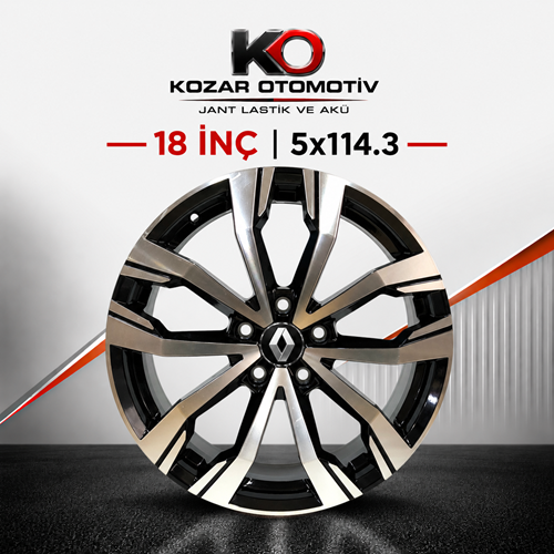 185X114 EMR-DY748-01 7,5*18 ET40 66,1 BLACK DİAMOND