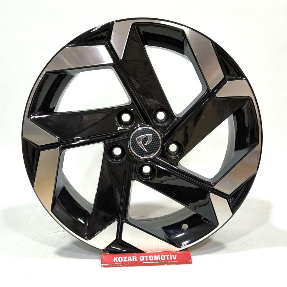 165X114 BK-0137 6*16 ET43 67,1 BLACK MACHINED