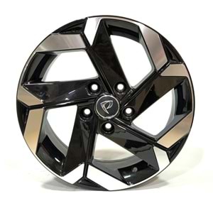 165X114 BK-0137 6*16 ET43 67,1 BLACK MACHINED
