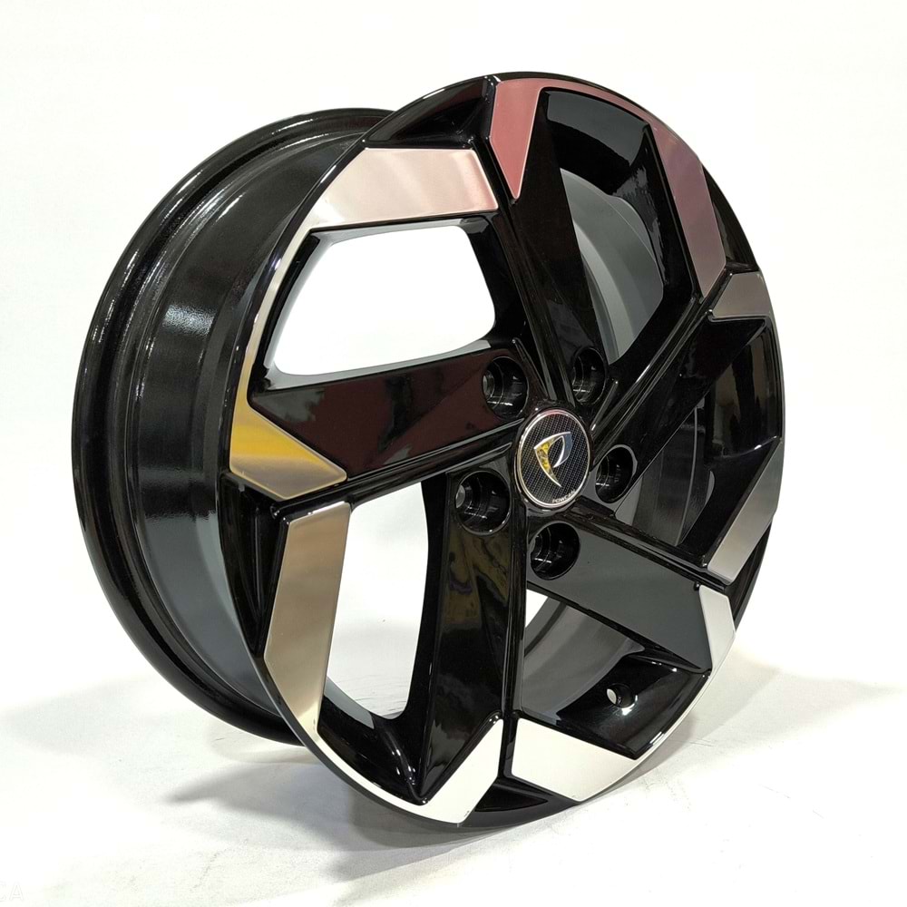 165X114 BK-0137 6*16 ET43 67,1 BLACK MACHINED