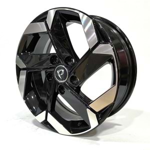 165X114 BK-0137 6*16 ET43 67,1 BLACK MACHINED